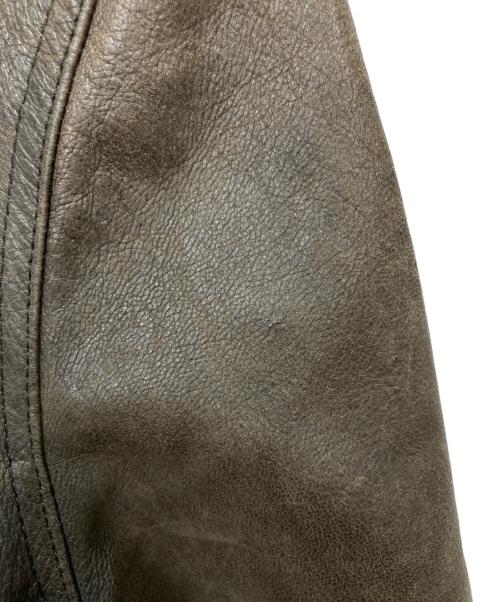 CELINE（セリーヌ）CELINE (セリーヌ) ラムレザージャケット ブラウン サイズ:38の古着・服飾アイテム