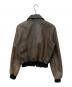CELINE (セリーヌ) ラムレザージャケット ブラウン サイズ:38：25000円