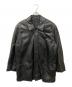 GIANFRANCO FERRE（ジャンフランコフェレ）の古着「レザーコート」｜ブラック