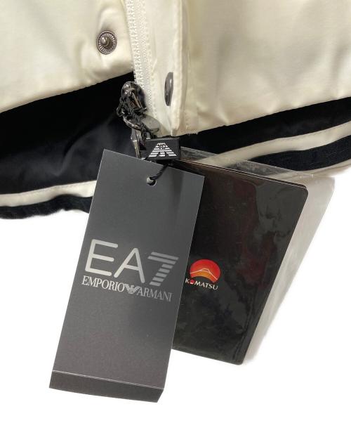 EMPORIO ARMANI（エンポリオアルマーニ）EMPORIO ARMANI (エンポリオアルマーニ) ナイロンフードジャケット ホワイト サイズ:Ｍ 未使用品の古着・服飾アイテム