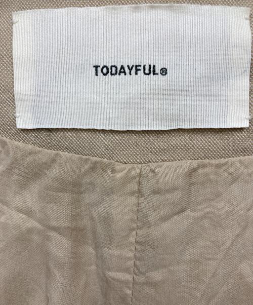 TODAYFUL（トゥデイフル）TODAYFUL (トゥデイフル) ノースリーブワンピース ベージュ サイズ:38の古着・服飾アイテム