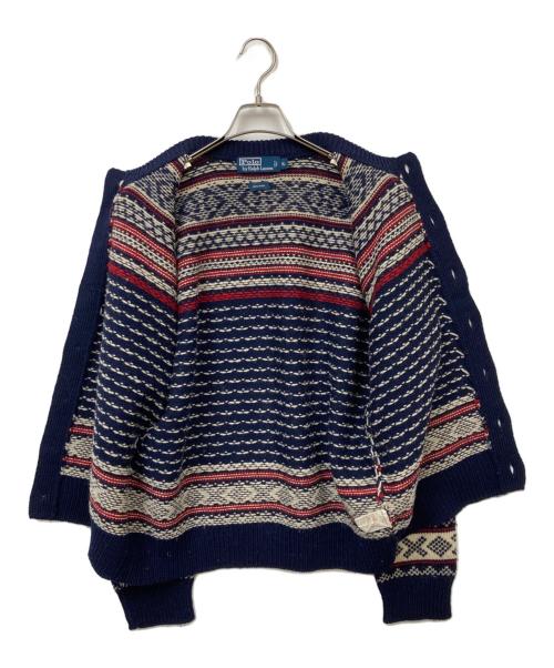 POLO RALPH LAUREN（ポロ・ラルフローレン）POLO RALPH LAUREN (ポロ・ラルフローレン) カーディガン ネイビー サイズ:3Ｌの古着・服飾アイテム