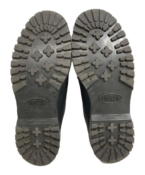 MHL（エムエイチエル）MHL (エムエイチエル) SOLOVAIR (ソロヴェアー) レザーシューズ ブラック サイズ:SIZE 9の古着・服飾アイテム