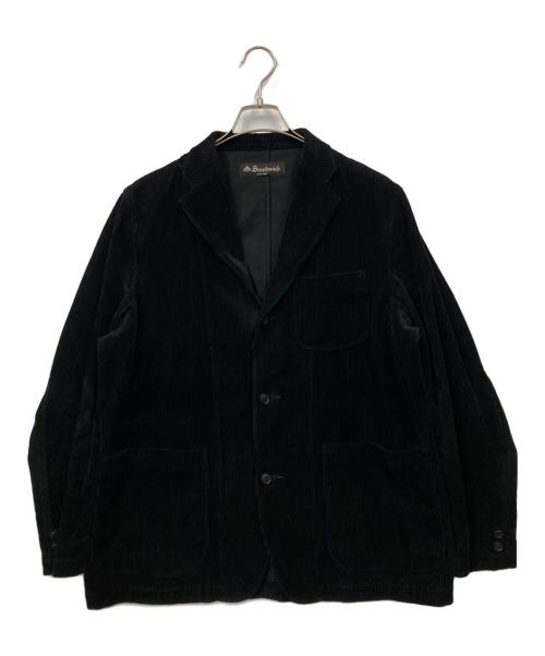 SOUTHWICK（サウスウィック）SOUTHWICK (サウスウィック) コーデュロイジャケット ブラック サイズ:Lの古着・服飾アイテム