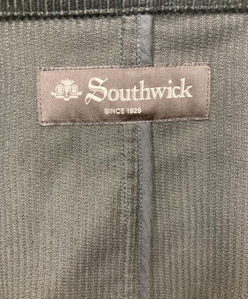 SOUTHWICK（サウスウィック）SOUTHWICK (サウスウィック) コーデュロイジャケット ブラック サイズ:Lの古着・服飾アイテム