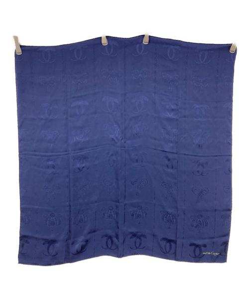 Cartier（カルティエ）Cartier (カルティエ) スカーフ ネイビーの古着・服飾アイテム