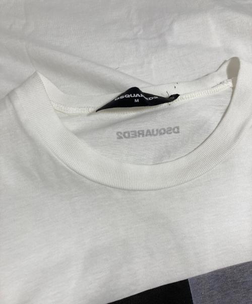 DSQUARED2（ディースクエアード）DSQUARED2 (ディースクエアード) Tシャツ ホワイト サイズ:Mの古着・服飾アイテム