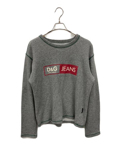 DOLCE & GABBANA（ドルチェ＆ガッバーナ）DOLCE & GABBANA (ドルチェ＆ガッバーナ) ニット グレー サイズ:Lの古着・服飾アイテム