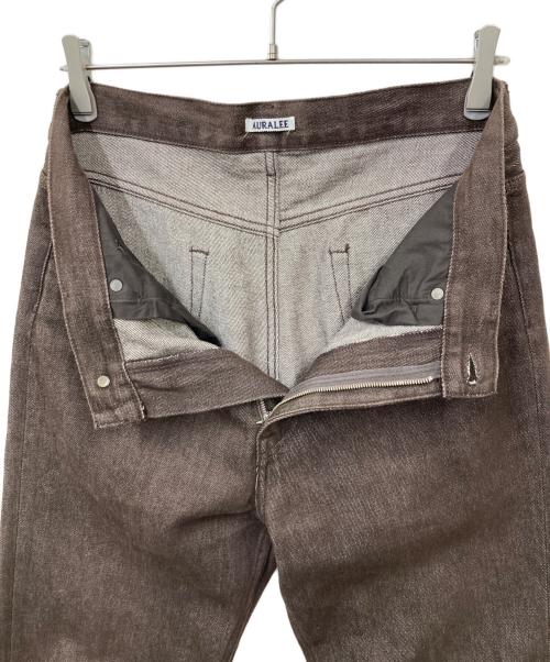 AURALEE（オーラリー）AURALEE (オーラリー) HARD TWIST DENIM 5P PANTS ブラウン サイズ:W30の古着・服飾アイテム