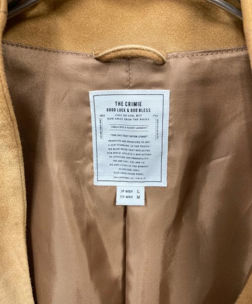 THE CRIMIE（ザ クライミー）THE CRIMIE (ザ クライミー) スウェードジャケット ブラウン サイズ:Lの古着・服飾アイテム