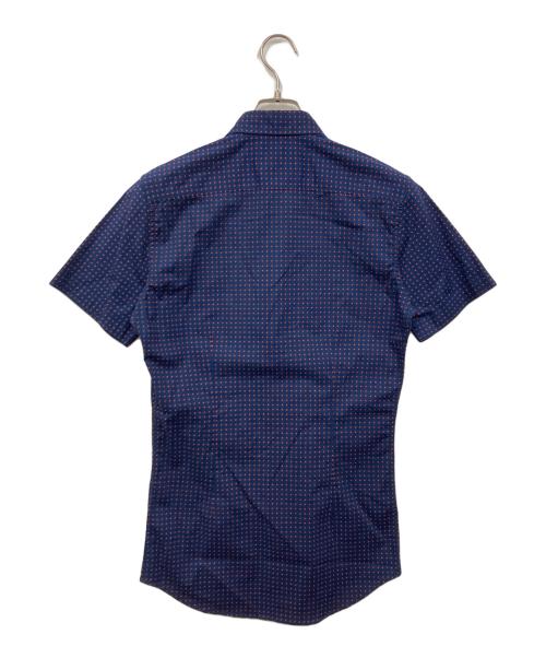 GUCCI（グッチ）GUCCI (グッチ) 半袖シャツ ネイビー サイズ:38の古着・服飾アイテム