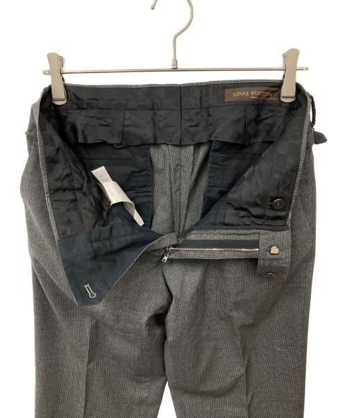 LOUIS VUITTON（ルイ ヴィトン）LOUIS VUITTON (ルイ ヴィトン) スラックス グレー サイズ:36の古着・服飾アイテム