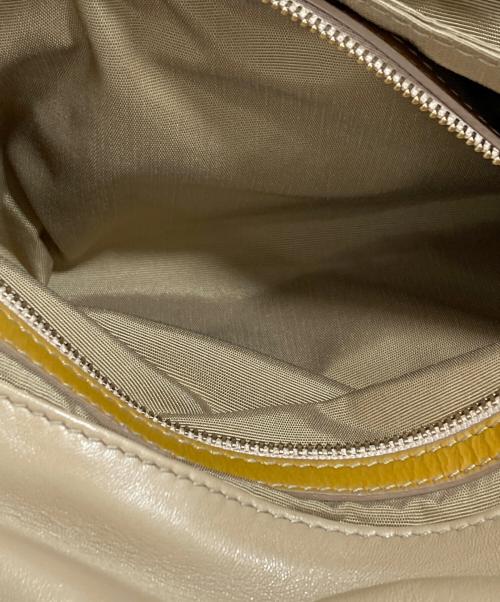 Christian Dior（クリスチャン ディオール）Christian Dior (クリスチャン ディオール) カナージュニューロックショルダーバッグ イエローの古着・服飾アイテム