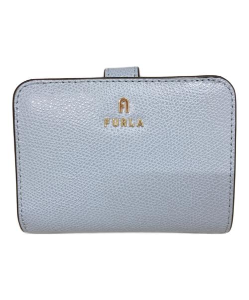 FURLA（フルラ）FURLA (フルラ) 2つ折り財布 スカイブルーの古着・服飾アイテム