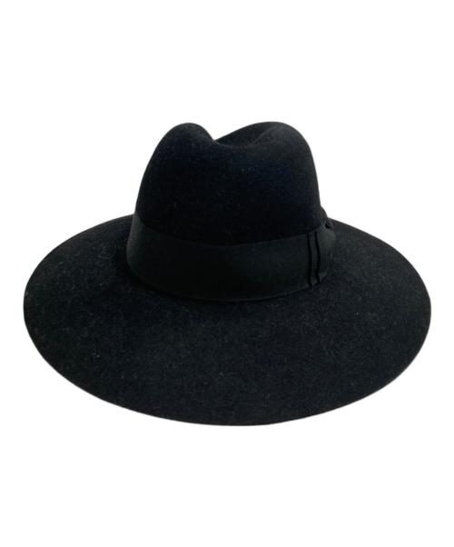 BORSALINO（ボルサリーノ）BORSALINO (ボルサリーノ) ハット ブラック サイズ:58の古着・服飾アイテム