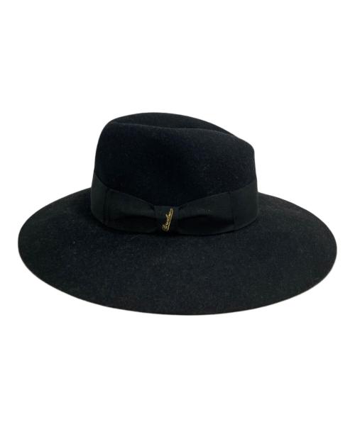 BORSALINO（ボルサリーノ）BORSALINO (ボルサリーノ) ハット ブラック サイズ:58の古着・服飾アイテム