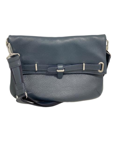 PELLE MORBIDA（ペッレモルビダ）PELLE MORBIDA (ペッレモルビダ) Maiden Voyageショルダーバッグ ネイビーの古着・服飾アイテム