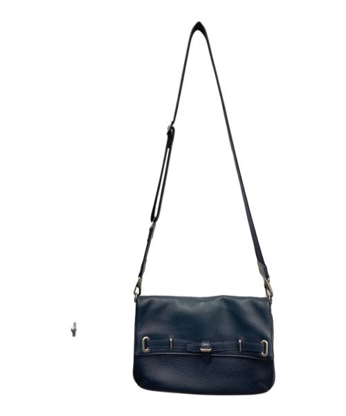 PELLE MORBIDA（ペッレモルビダ）PELLE MORBIDA (ペッレモルビダ) Maiden Voyageショルダーバッグ ネイビーの古着・服飾アイテム