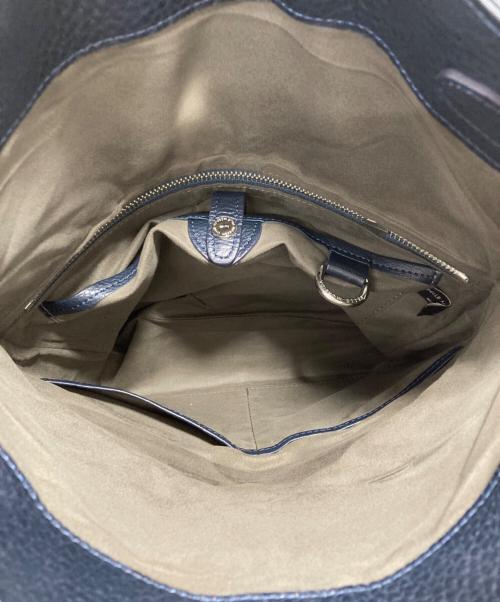 PELLE MORBIDA（ペッレモルビダ）PELLE MORBIDA (ペッレモルビダ) Maiden Voyageショルダーバッグ ネイビーの古着・服飾アイテム