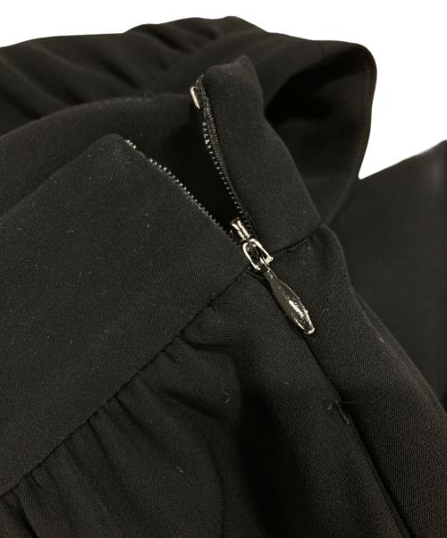 YOKO CHAN（ヨーコチャン）YOKO CHAN (ヨーコチャン) ハイウエストギャザーパンツ ブラック サイズ:36の古着・服飾アイテム