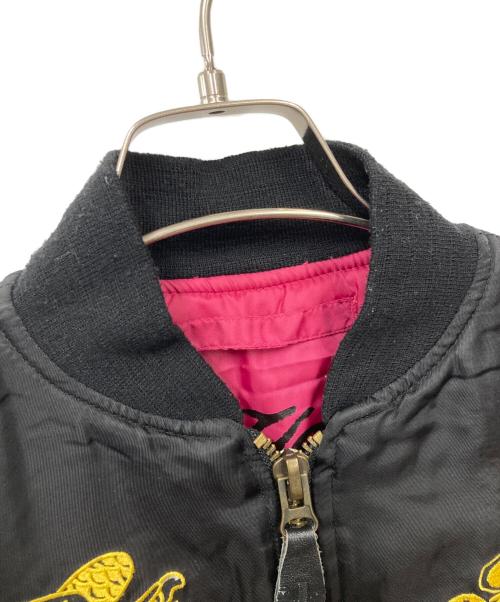 DON ED HARDY（ドンエドハーディ）DON ED HARDY (ドンエドハーディ) MA-1ジャケット ブラック サイズ:Sの古着・服飾アイテム