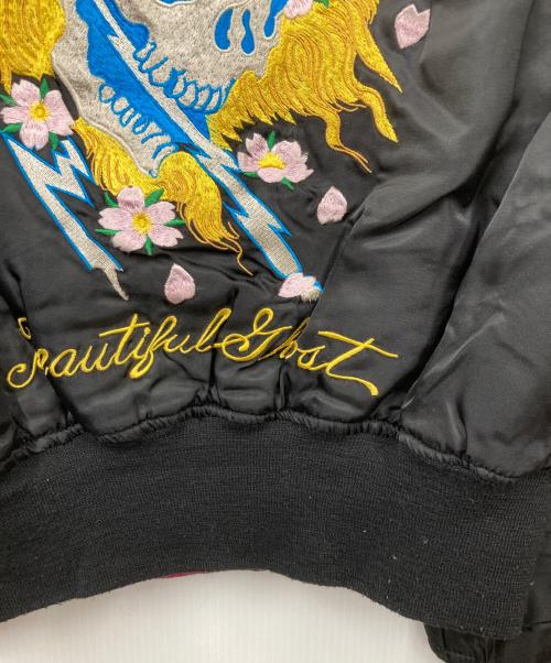 DON ED HARDY（ドンエドハーディ）DON ED HARDY (ドンエドハーディ) MA-1ジャケット ブラック サイズ:Sの古着・服飾アイテム