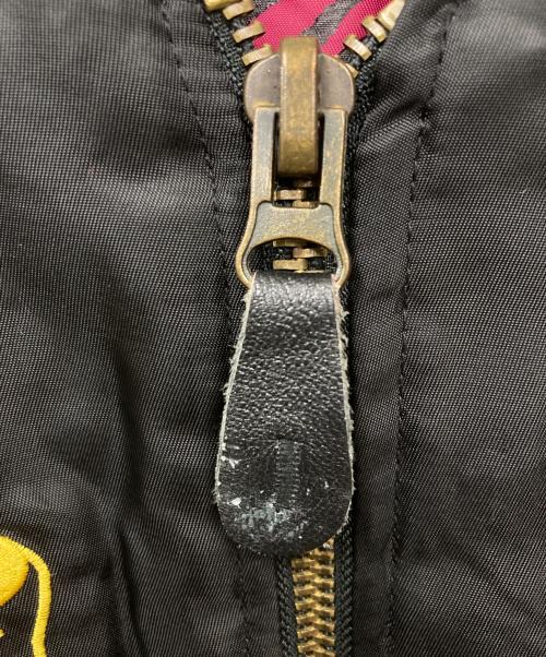 DON ED HARDY（ドンエドハーディ）DON ED HARDY (ドンエドハーディ) MA-1ジャケット ブラック サイズ:Sの古着・服飾アイテム