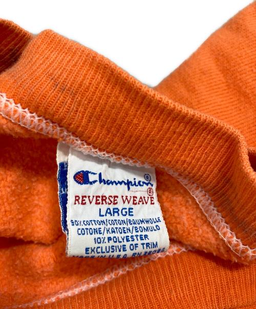 Champion REVERSE WEAVE（チャンピオン リバース ウィーブ）Champion REVERSE WEAVE (チャンピオン リバース ウィーブ) リバースウィーブスウェット オレンジ サイズ:LARGEの古着・服飾アイテム