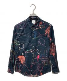 PAUL SMITH（ポールスミス）の古着「シャツ」｜ブラック