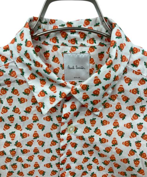 PAUL SMITH（ポールスミス）Paul Smith (ポールスミス) 総柄シャツ レッド サイズ:MEDIUMの古着・服飾アイテム
