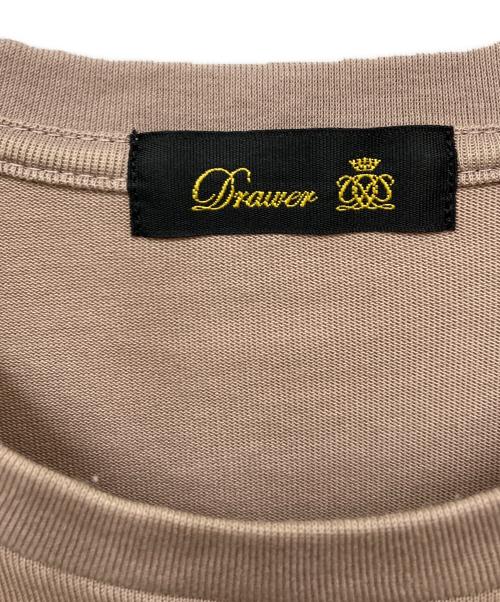 DRAWER（ドゥロワー）DRAWER (ドゥロワー) コットン天竺ノースリーブロングプルオーバー ベージュ サイズ:1の古着・服飾アイテム