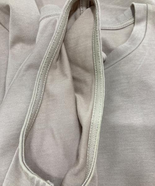 DRAWER（ドゥロワー）DRAWER (ドゥロワー) コットン天竺ノースリーブロングプルオーバー ベージュ サイズ:1の古着・服飾アイテム