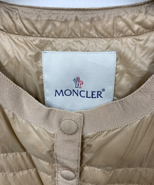 MONCLER（モンクレール）MONCLER (モンクレール) HIDEYOダウンジャケット ベージュの古着・服飾アイテム
