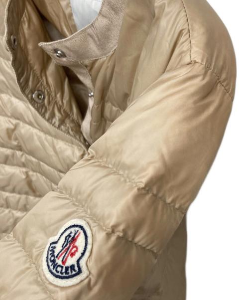 MONCLER（モンクレール）MONCLER (モンクレール) HIDEYOダウンジャケット ベージュの古着・服飾アイテム