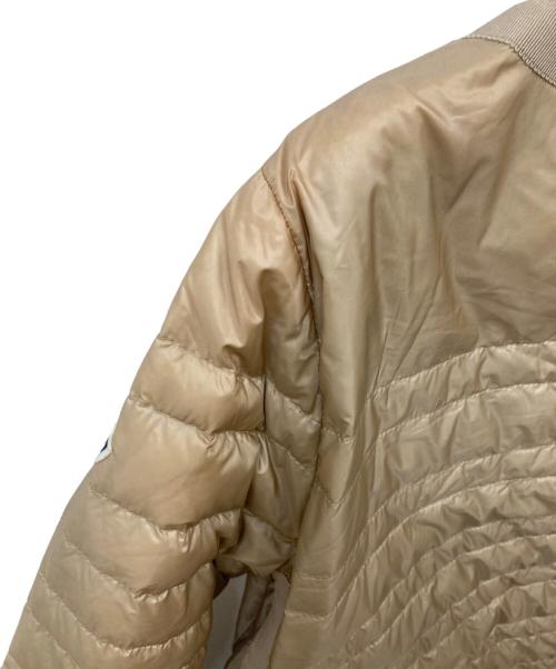 MONCLER（モンクレール）MONCLER (モンクレール) HIDEYOダウンジャケット ベージュの古着・服飾アイテム