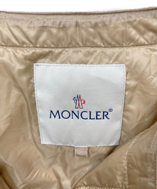 MONCLER（モンクレール）MONCLER (モンクレール) HIDEYOダウンジャケット ベージュの古着・服飾アイテム