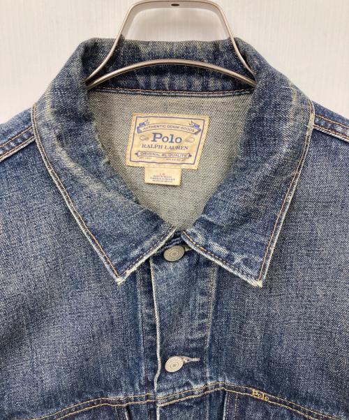 POLO RALPH LAUREN（ポロ・ラルフローレン）POLO RALPH LAUREN (ポロ・ラルフローレン) デニムジャケット インディゴ サイズ:Lの古着・服飾アイテム