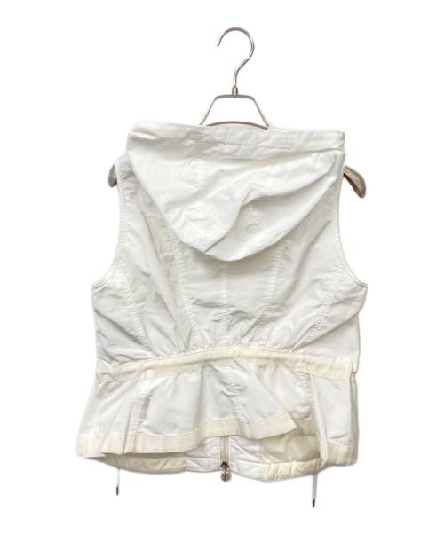 MONCLER（モンクレール）MONCLER (モンクレール) ダウンベスト ホワイトの古着・服飾アイテム
