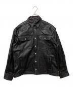 BREATHブレス）の古着「COATING SHIRT JACKET」｜ブラック