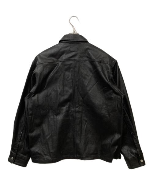 BREATH（ブレス）BREATH (ブレス) COATING SHIRT JACKET ブラック サイズ:Lの古着・服飾アイテム