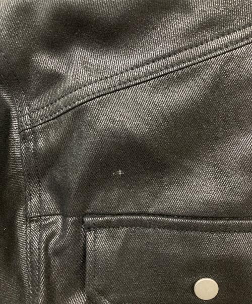 BREATH（ブレス）BREATH (ブレス) COATING SHIRT JACKET ブラック サイズ:Lの古着・服飾アイテム