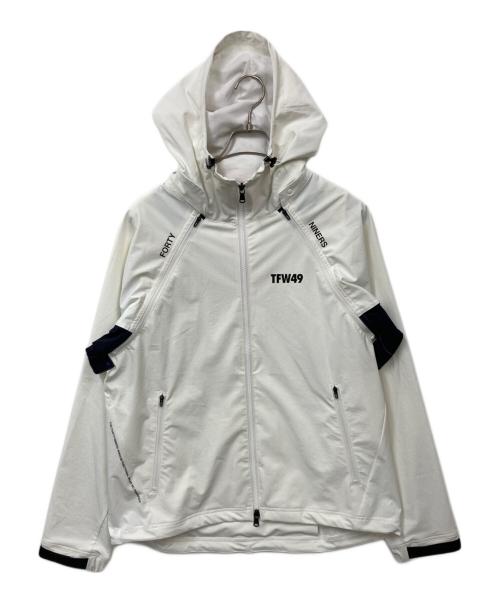 TFW49（ティーエフダブリューフォーティーナイン）TFW49 (ティーエフダブリューフォーティーナイン) DETACHABLE 2WAY JACKET ホワイト サイズ:Lの古着・服飾アイテム