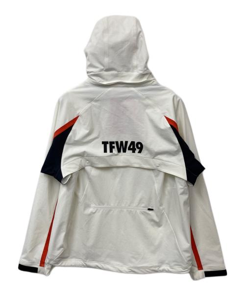 TFW49（ティーエフダブリューフォーティーナイン）TFW49 (ティーエフダブリューフォーティーナイン) DETACHABLE 2WAY JACKET ホワイト サイズ:Lの古着・服飾アイテム