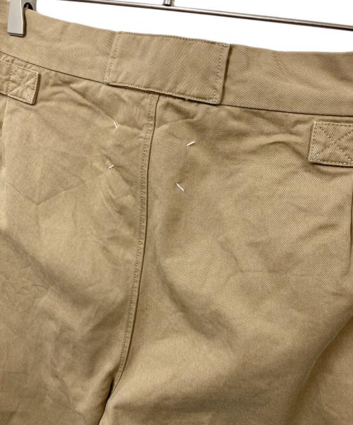 Maison Margiela（メゾンマルジェラ）Maison Margiela (メゾンマルジェラ) Stone Enzyme Wash Trousers Tan ブラウン サイズ:48の古着・服飾アイテム