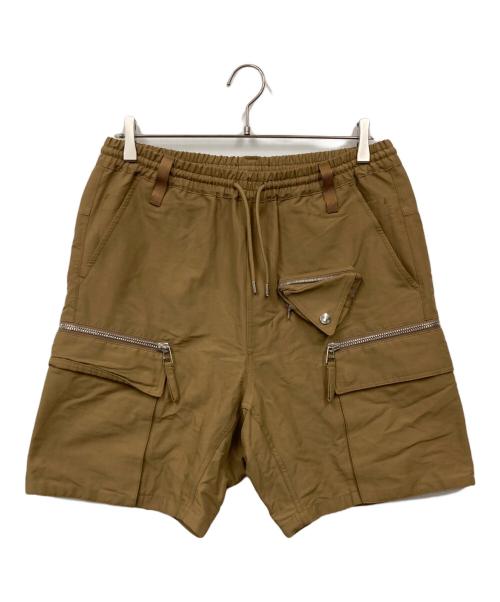 MLVINCE（メルヴィンス）MLVINCE (メルヴィンス) NYLON CARGO SHORTS ブラウン サイズ:W32の古着・服飾アイテム