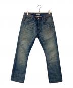 RRLダブルアールエル）の古着「デニムパンツ」｜ブルー