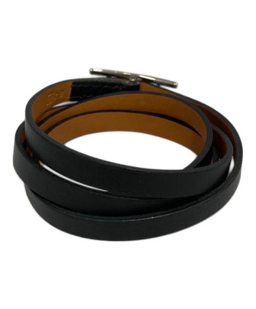 HERMES（エルメス）HERMES (エルメス) ブレスレット ブラックの古着・服飾アイテム