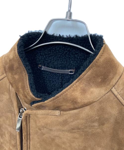 BOSS HUGO BOSS（ボス ヒューゴボス）BOSS HUGO BOSS (ボス ヒューゴボス) スウェードジャケット ブラウン サイズ:48の古着・服飾アイテム