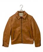 NUDIE JEANSヌーディー・ジーンズ）の古着「EDDY LEATHER JACKET」｜ブラウン