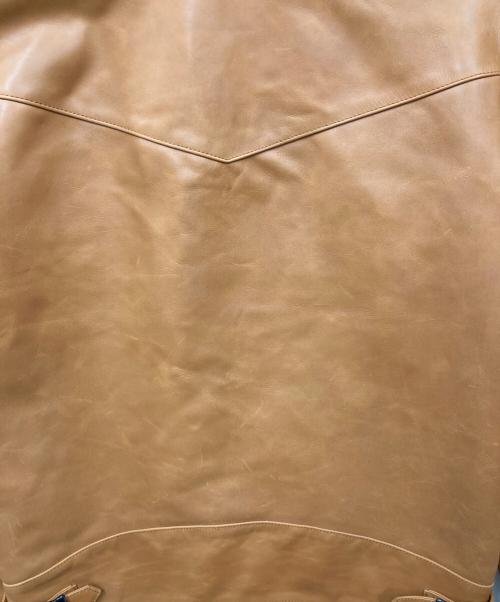 NUDIE JEANS（ヌーディー・ジーンズ）NUDIE JEANS (ヌーディー・ジーンズ) EDDY LEATHER JACKET ブラウン サイズ:Sの古着・服飾アイテム